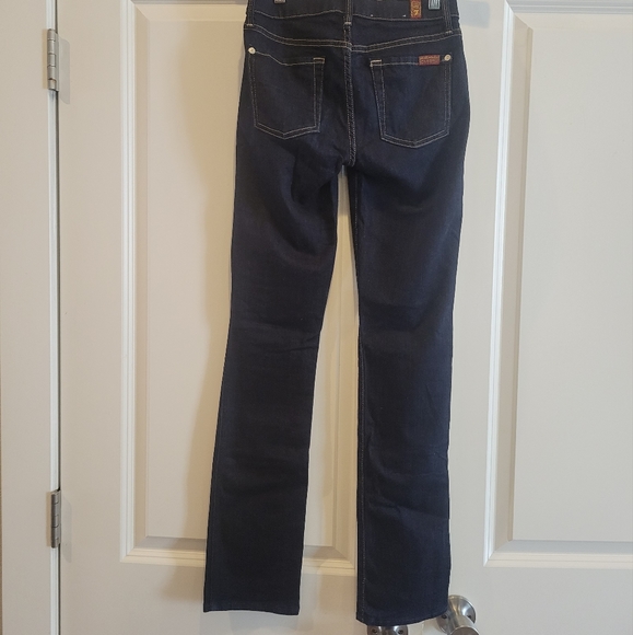 7 for All Mankind The Modern Straight Leg Jeans, Pristine Blue - Picture 7 of 9